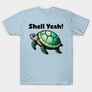 Turtle Pun Shell Yeah! T-Shirt